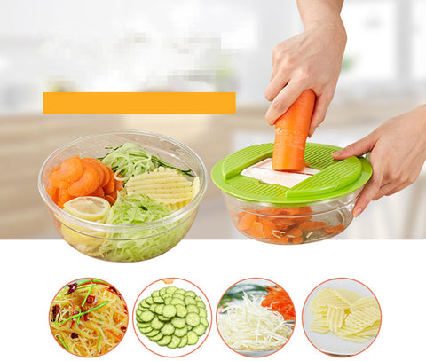 Image of Mandoline Vegetable Slicer Dicer, Fruit Cutter