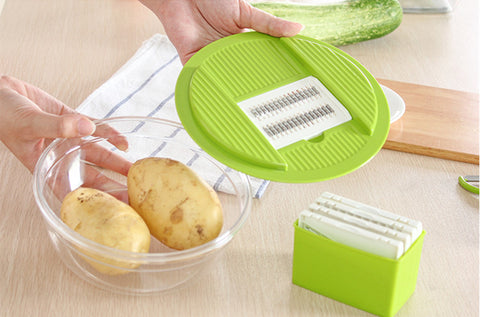 Image of Mandoline Vegetable Slicer Dicer, Fruit Cutter