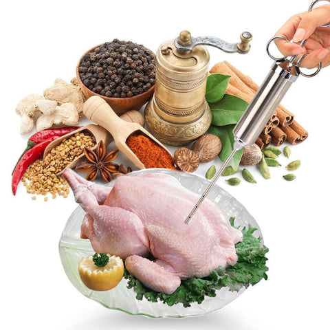 Image of Marinade Injector - Flavor Seasoning BBQ