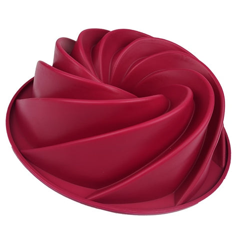 Image of Big Swirl Shape Silicone Baking form