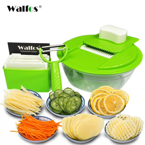 Image of Mandoline Vegetable Slicer Dicer, Fruit Cutter