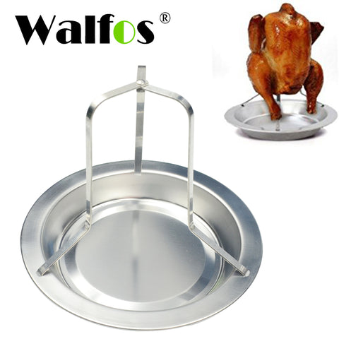 Image of Stainless Steel Chicken Holder Pan