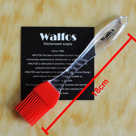 Image of WALFOS food grade Non Stick butter cooking silicone spatula set cookie pastry scraper cake baking spatula silicone spatula