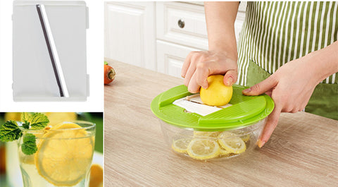 Image of Mandoline Vegetable Slicer Dicer, Fruit Cutter