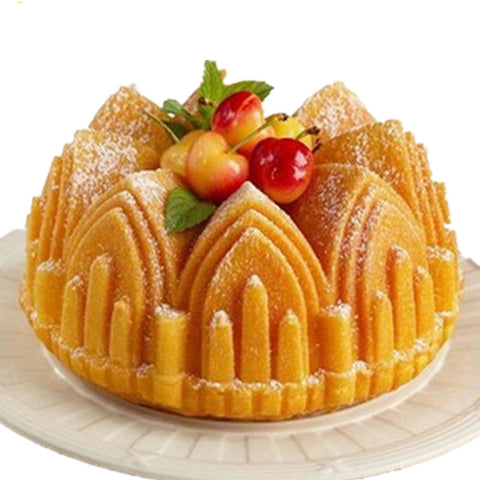 Image of Big Crown castle Silicone Cake Mold