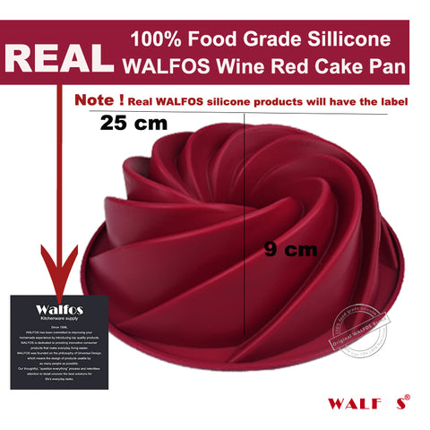 Image of Big Swirl Shape Silicone Baking form