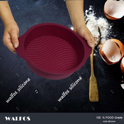 Image of Mold Baking - Big Round Silicone Cake pan 3D