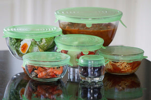 Silicon stretch lids