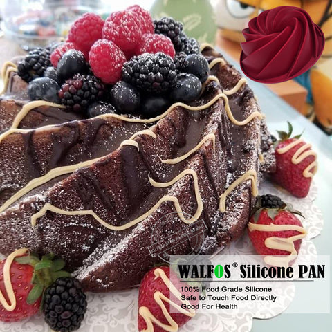 Image of Big Swirl Shape Silicone Baking form