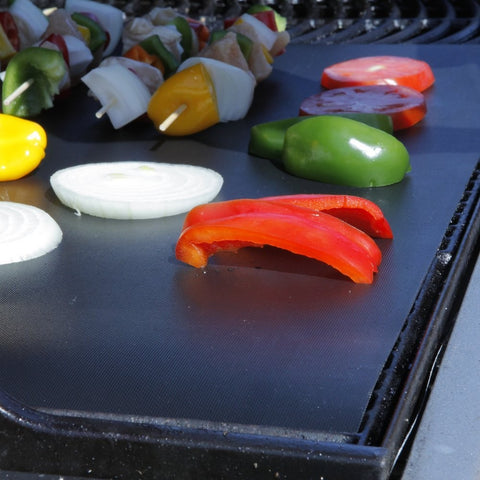 Image of FREE GIFT ! Extra thick 0.2mm heat resistant teflon baking mat BBQ Grill Mat